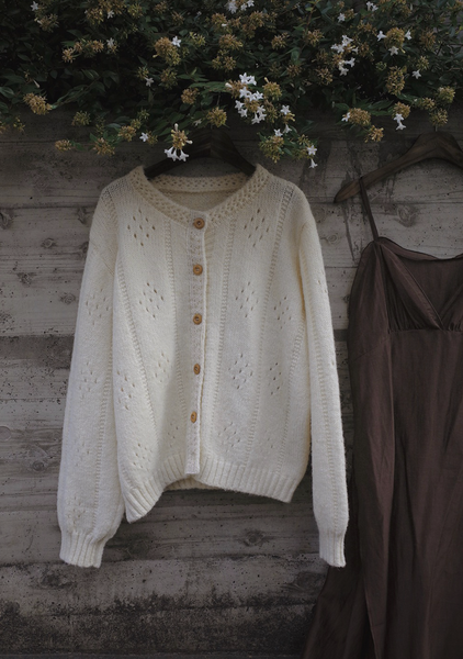 [SLOWAND] Grandma Vintage Lace Cardigan