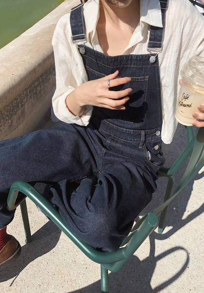 [SLOWAND] Daily Classic Overall Denim Pants