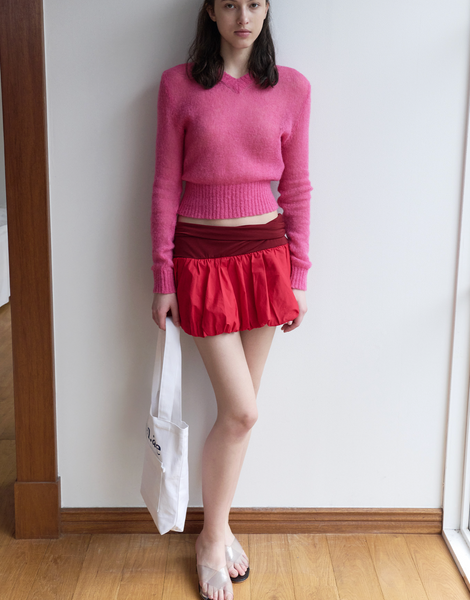 [mucu and ebony] m.a.e Our Logo Bag (White)