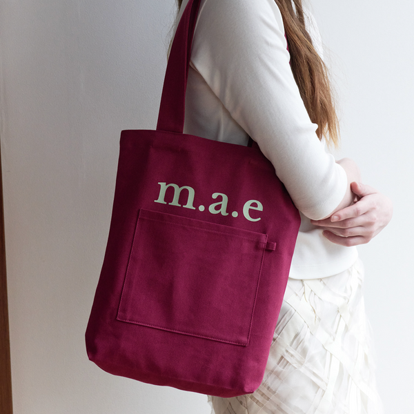 [mucu and ebony] m.a.e Our Logo Bag (Grape)