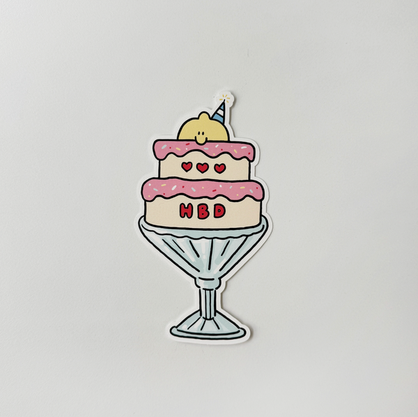 [second morning] Birthday Die-cut Postcard