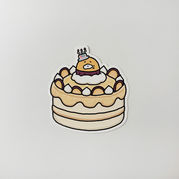 [second morning] Birthday Die-cut Postcard