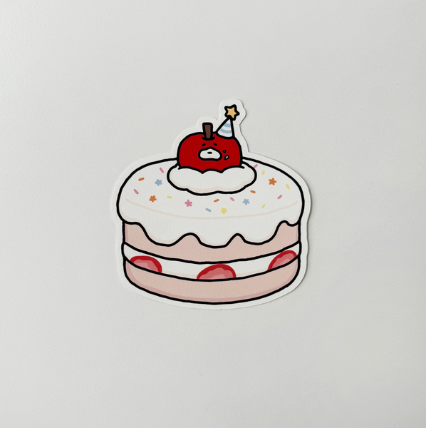 [second morning] Birthday Die-cut Postcard