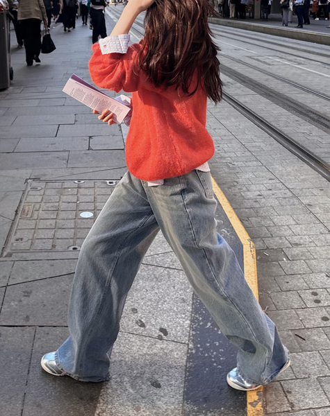 [SLOWAND] Wide Up Today Denim Pants