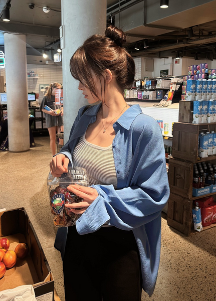 [SLOWAND] Sheer Flow Fit 365 Blouse