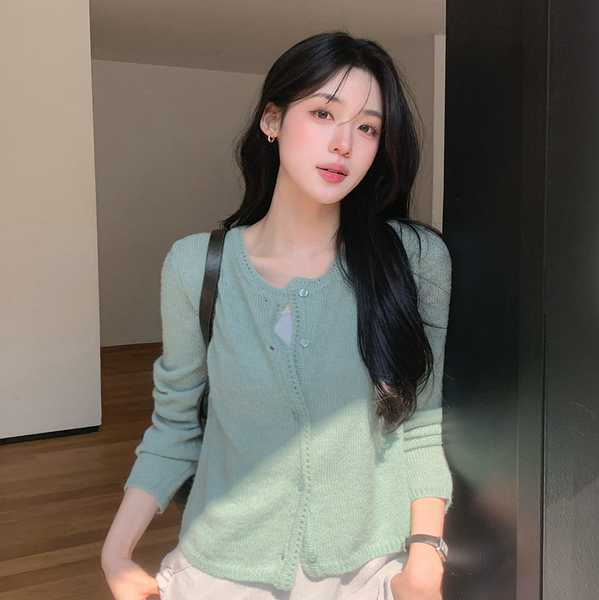 [SLOWAND] Miel Yuri Fit Soft Tone Cardigan