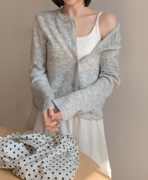 [SLOWAND] Miel Yuri Fit Soft Tone Cardigan