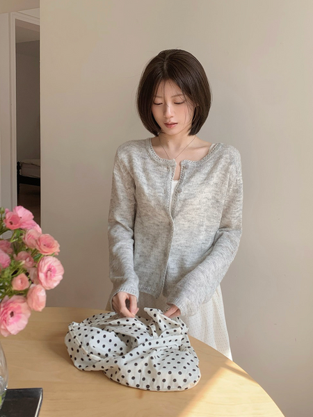 [SLOWAND] Miel Yuri Fit Soft Tone Cardigan