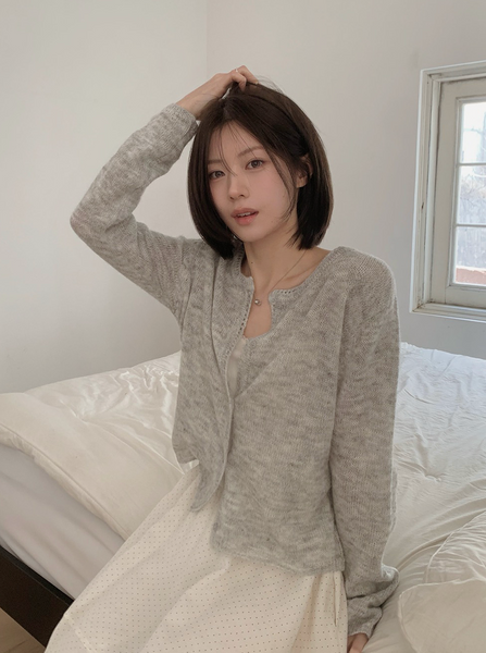 [SLOWAND] Miel Yuri Fit Soft Tone Cardigan