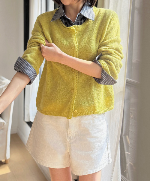 [SLOWAND] Miel Yuri Fit Soft Tone Cardigan