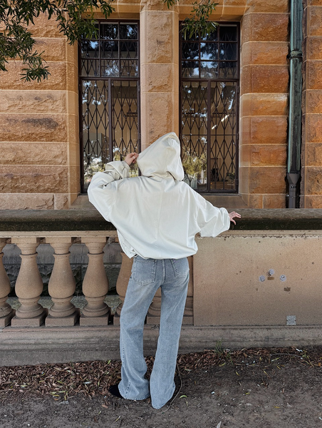 [SLOWAND] Harbor Hooded Bomber Jacket Windbreaker