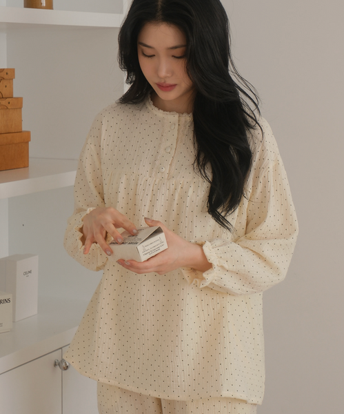 [Juuneedu] Dot Cotton Pyjamas