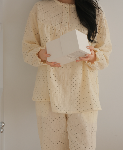 [Juuneedu] Dot Cotton Pyjamas