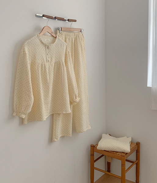 [Juuneedu] Dot Cotton Pyjamas