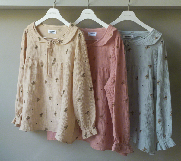 [Juuneedu] Romantic Mandy Bear Cotton Pyjamas