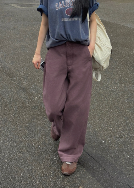 [SLOWAND] Premium Deep Washing Wide Pants