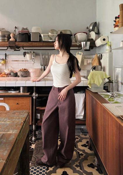 [SLOWAND] Premium Deep Washing Wide Pants