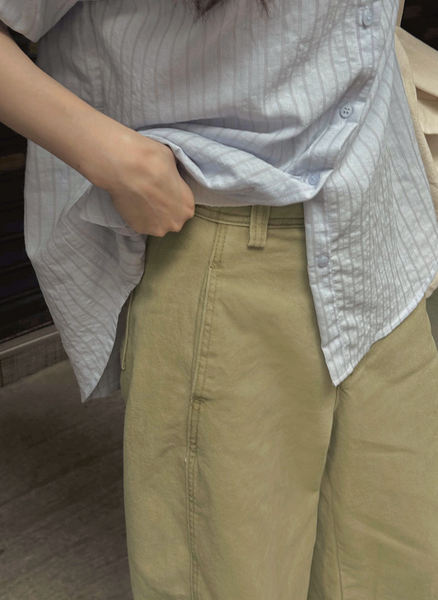 [SLOWAND] Premium Deep Washing Wide Pants