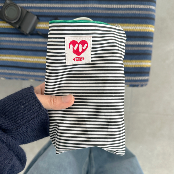 [MINMIN] Pattern Pouch - Stripe