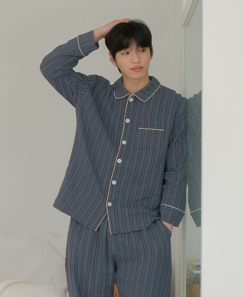 [Juuneedu] Flower Seven Days Yoru Cotton Pyjama Set