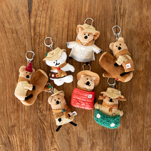 [Dinotaeng] QUOKCAMP Flat Fur Keyring
