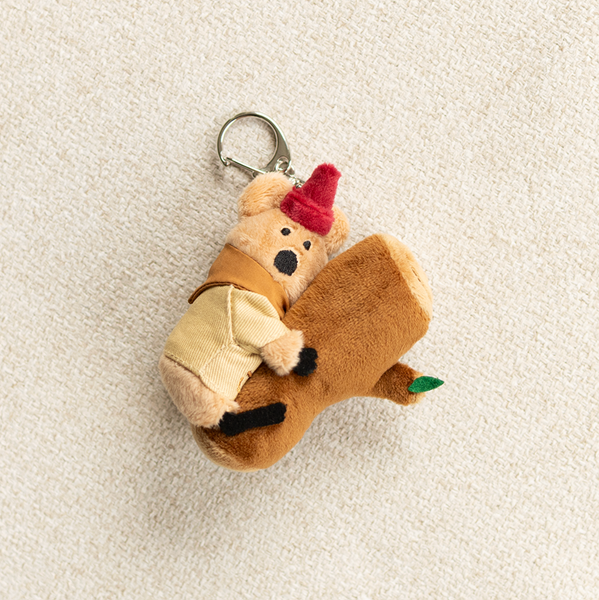 [Dinotaeng] QUOKCAMP Flat Fur Keyring