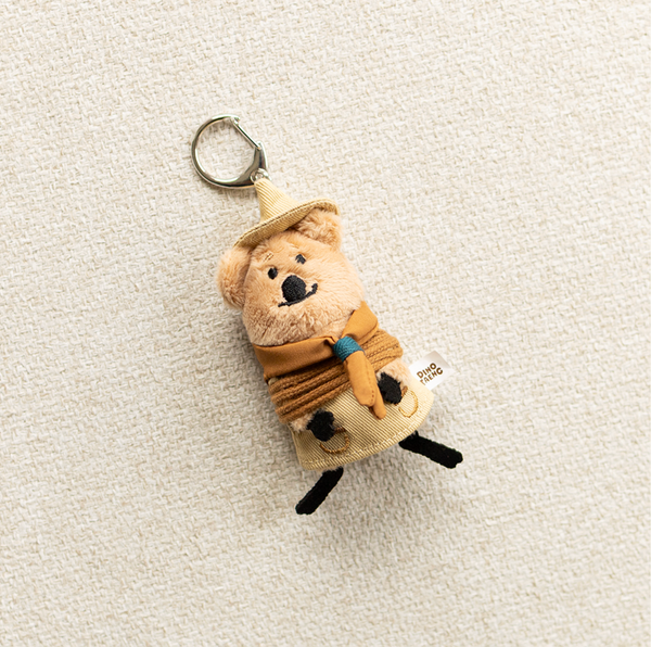 [Dinotaeng] QUOKCAMP Flat Fur Keyring