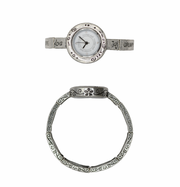 [Grumpy Stuff] Shabby Spiral Letter Watch