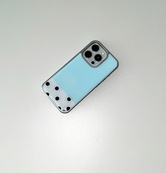 [LOVD] ICY MINT PHONE CASE Silver Bumper Case