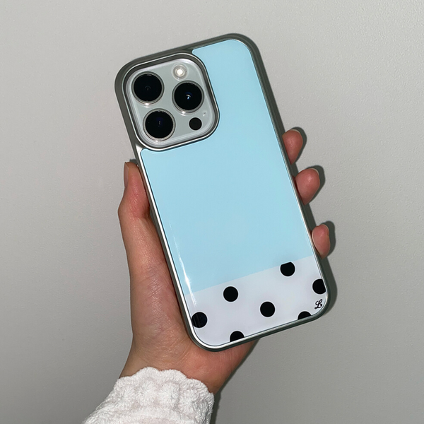 [LOVD] ICY MINT PHONE CASE Silver Bumper Case