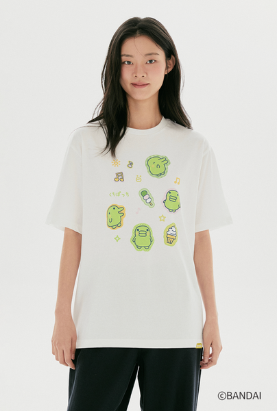 [SPAO x Tamagotchi] Short Sleeve T-shirt Green (Pre-Order)