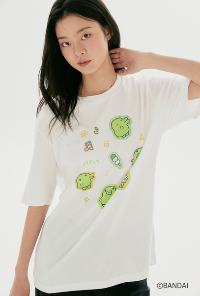 [SPAO x Tamagotchi] Short Sleeve T-shirt Green (Pre-Order)