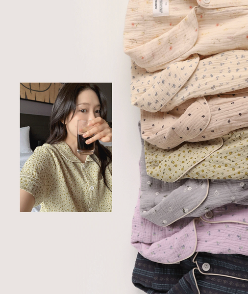 [Juuneedu] Flower Seven Days Pyjama Set