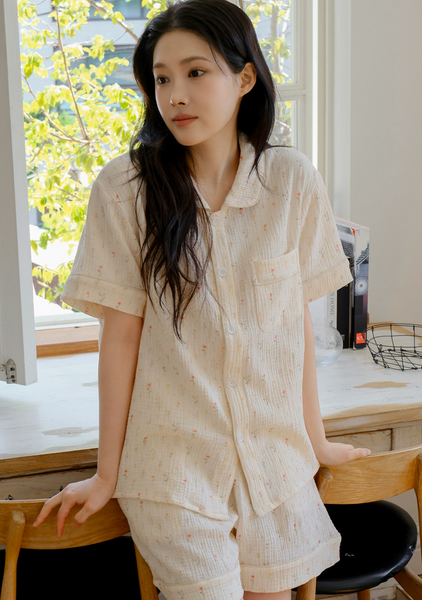 [Juuneedu] Flower Seven Days Pyjama Set