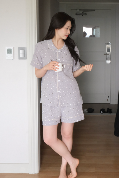 [Juuneedu] Flower Seven Days Pyjama Set