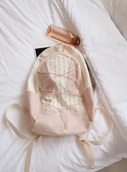 [ovuni] Cottage backpack Shimmer Pink