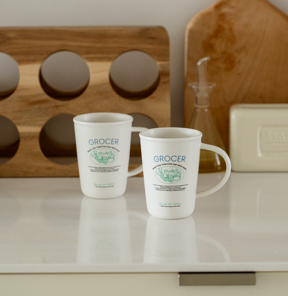 [momur] [weekend 15] GROCER Mug 430ml (2Colours)