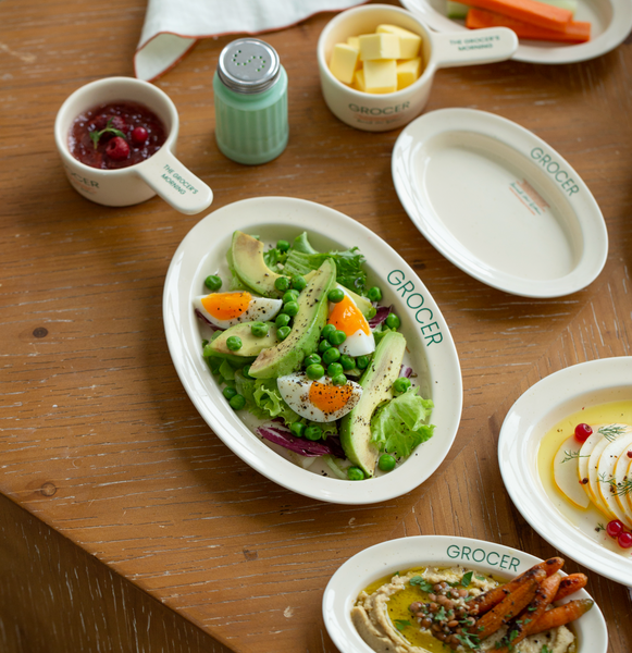 [momur] [weekend 15] GROCER Oval Plate M (2Colours)