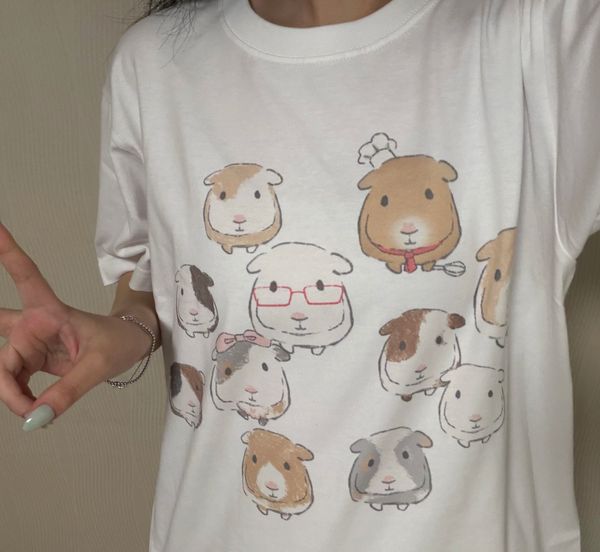🐹 Guinea Pig Tshirt (4Types)