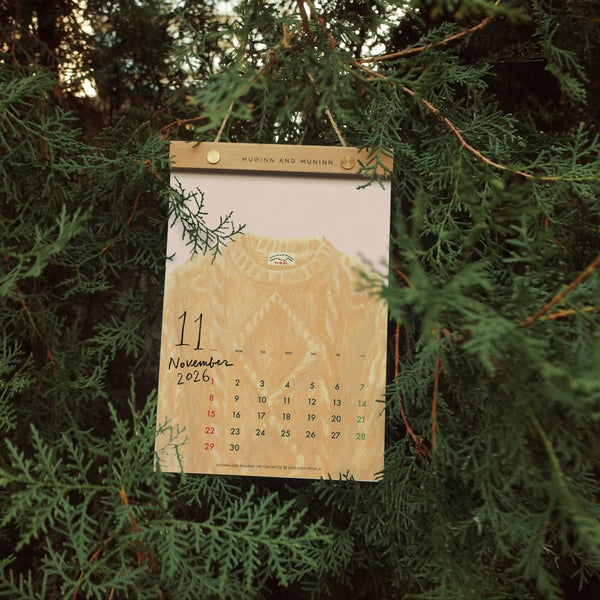 [HUGINN AND MUNINN] 2026 My Favorites Calendar