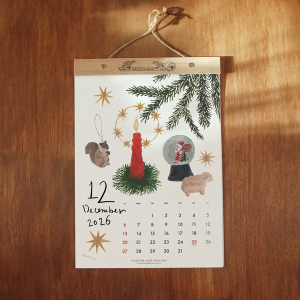 [HUGINN AND MUNINN] 2026 My Favorites Calendar