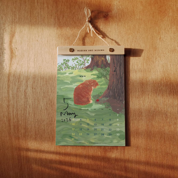 [HUGINN AND MUNINN] 2026 My Favorites Calendar