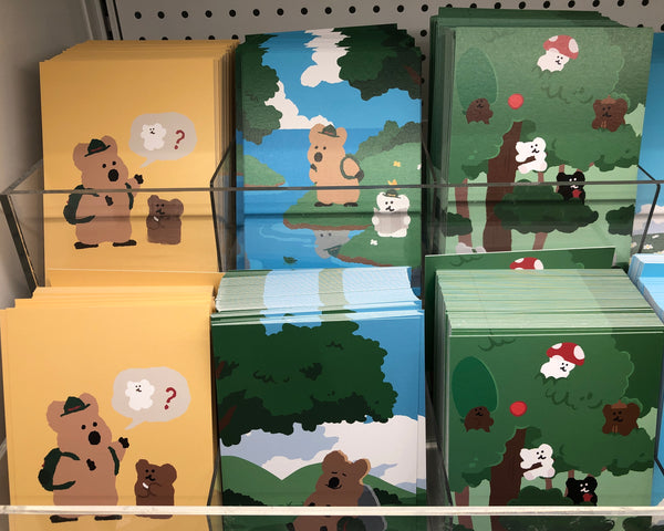 [Dinotaeng] Quokka & BOBO in the WOODS Pop Up - STATIONARY