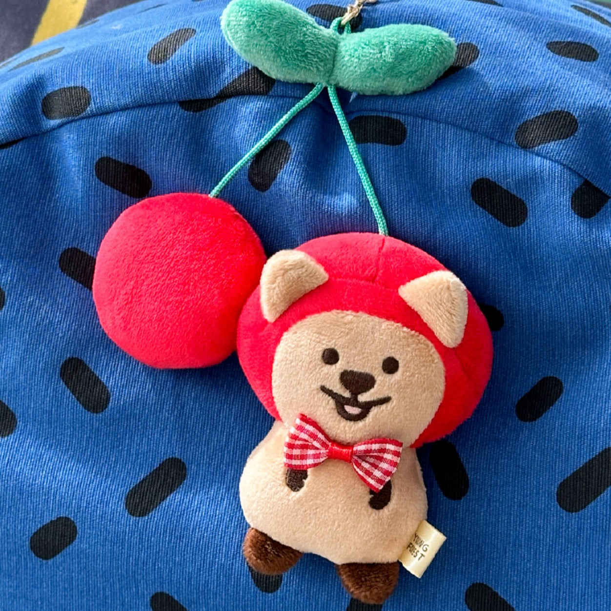 [YOUNG FOREST] Cherry Quokka Keyring