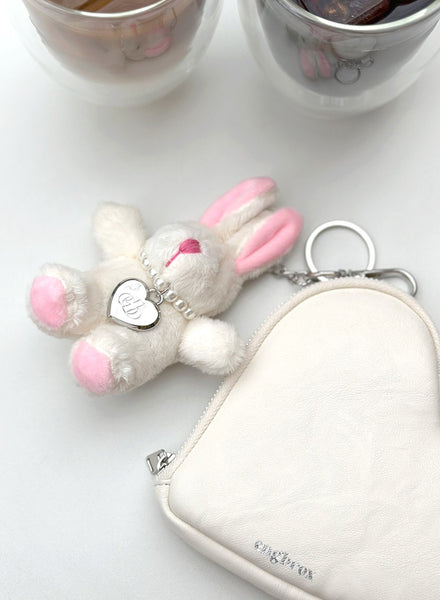 [engbrox] Honey Bunny Heart Keyring