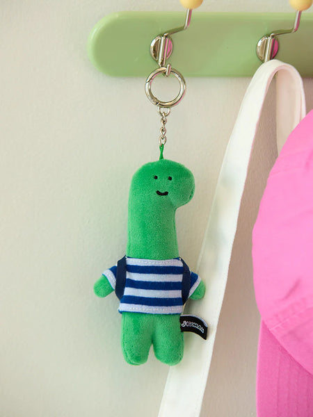 [JOGUMAN STORE] Standing Flush Keyring (Pink / Green)