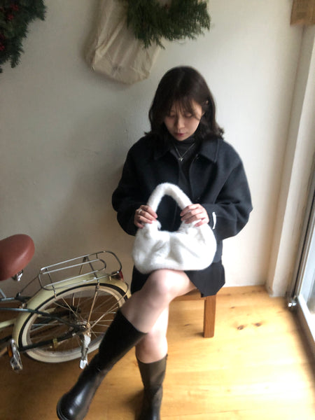 50% OFF!! (現貨) - ♡ o'pparel ♡ 90% Wool Short Handmade Coat