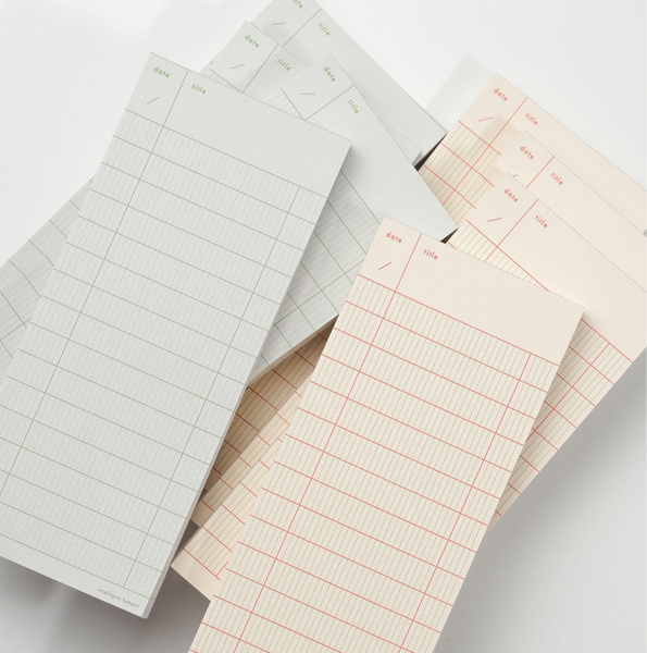[analogue keeper] Checklist memopad