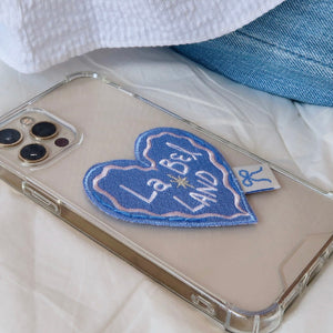 [La*Bel LAND] [ORDER MADE] Heart Label Case (Blue)