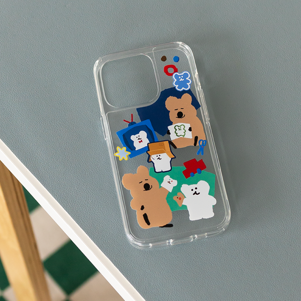 [Dinotaeng] Boxville Sticker Clear Case